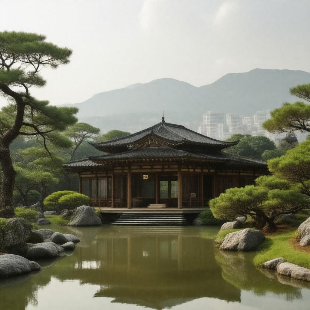 AI-created image of Hiroshima City Museum of Calligraphy