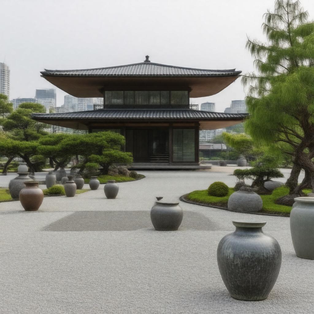 AI-created image of Hiroshima City Museum of Ceramics