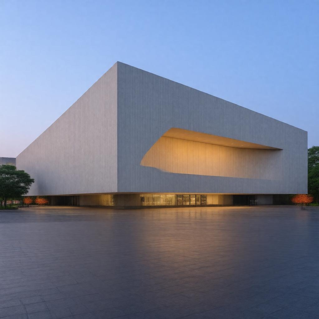 AI-created image of Hiroshima City Museum of Contemporary Art