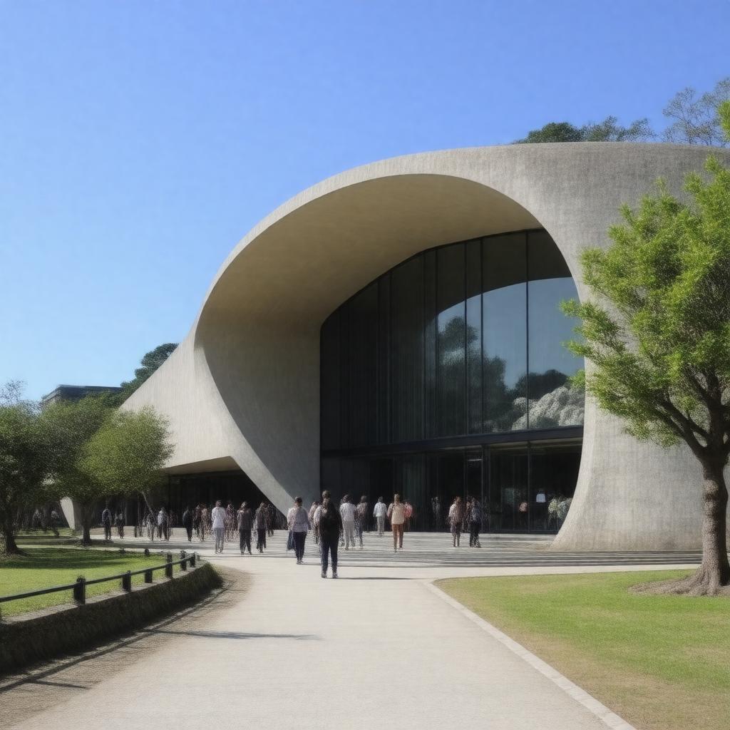 AI-created image of Hiroshima City Museum of Earth Science
