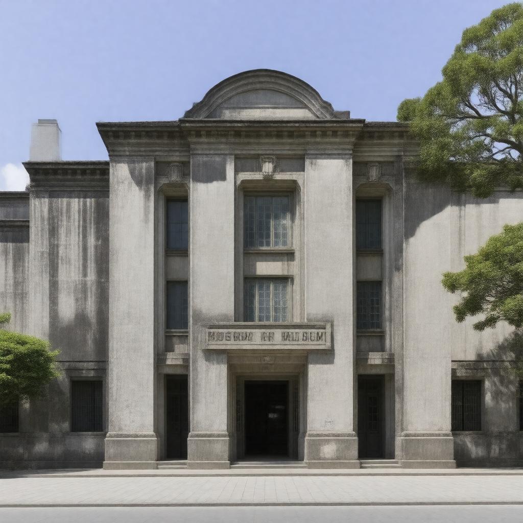 AI-created image of Hiroshima City Museum of Education