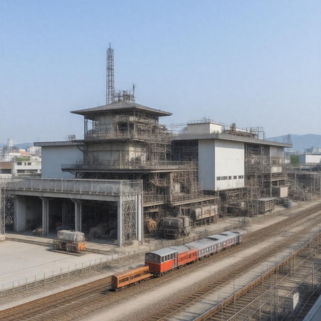 AI-created image of Hiroshima City Museum of Industrial Technology