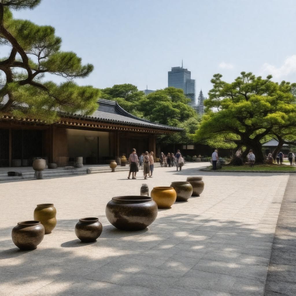 AI-created image of Hiroshima City Museum of Lacquerware