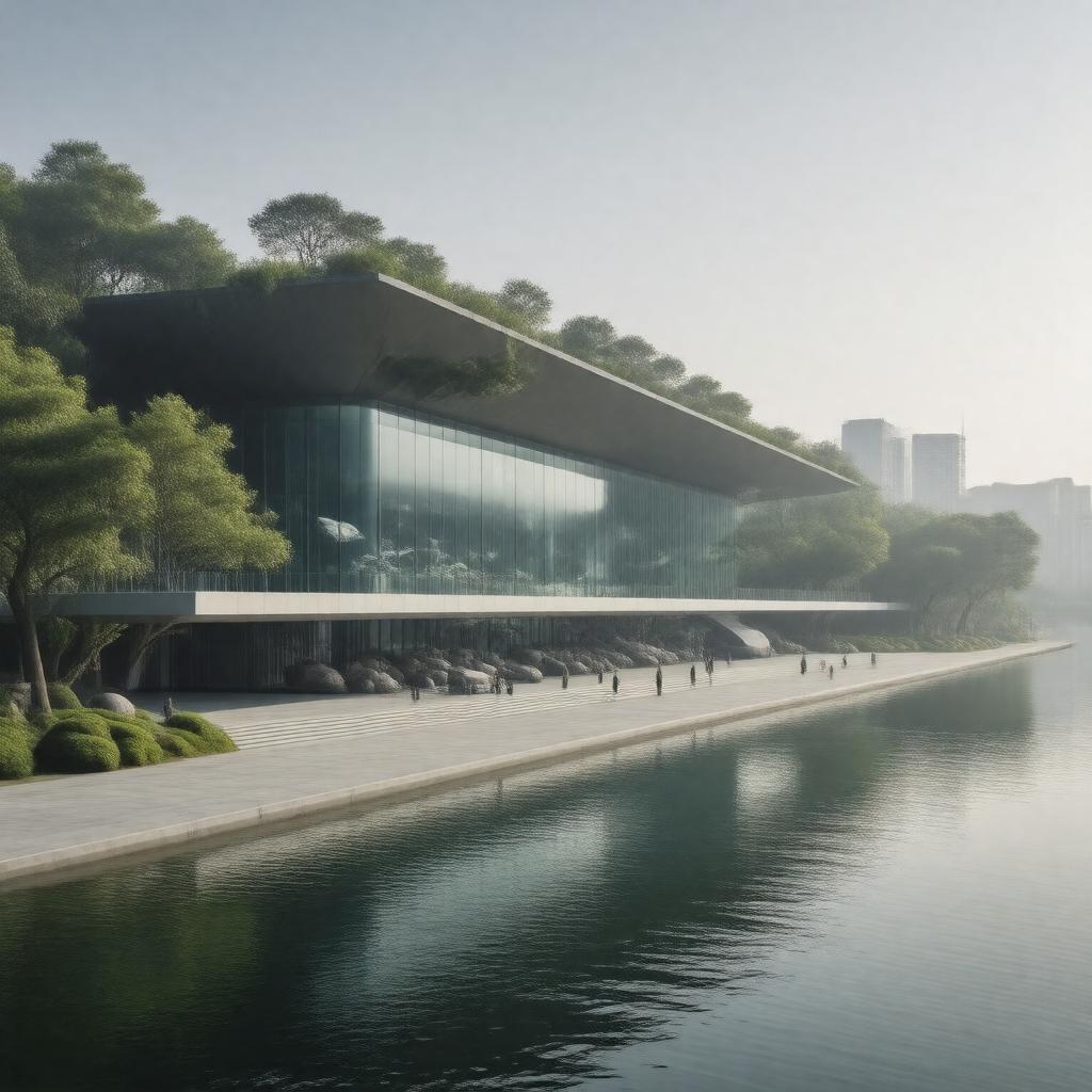 AI-created image of Hiroshima City Museum of Marine Biology