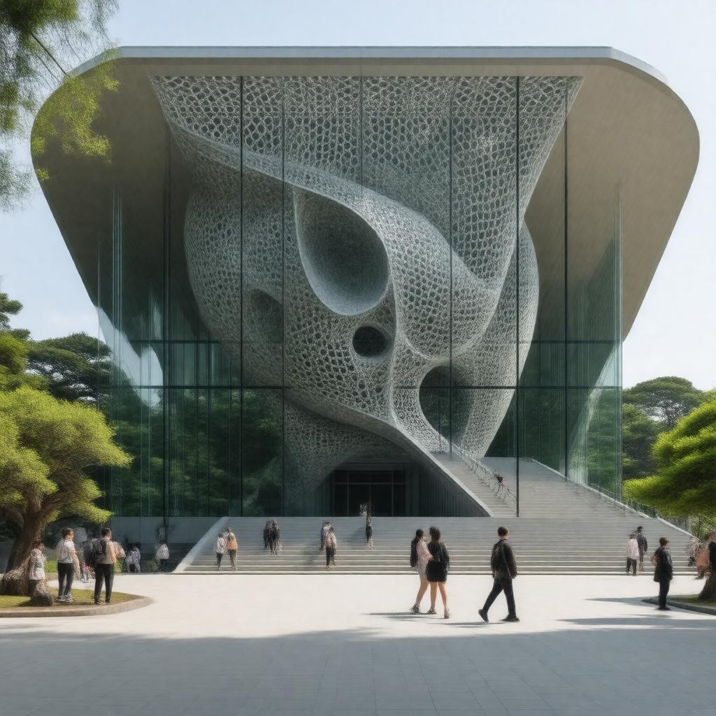 AI-created image of Hiroshima City Museum of Mathematics