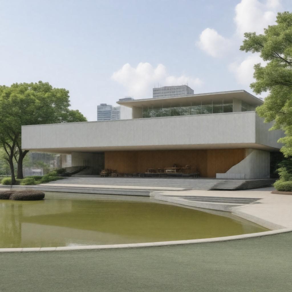 AI-created image of Hiroshima City Museum of Music
