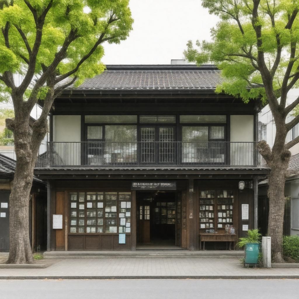 AI-created image of Hiroshima City Museum of Pharmacy