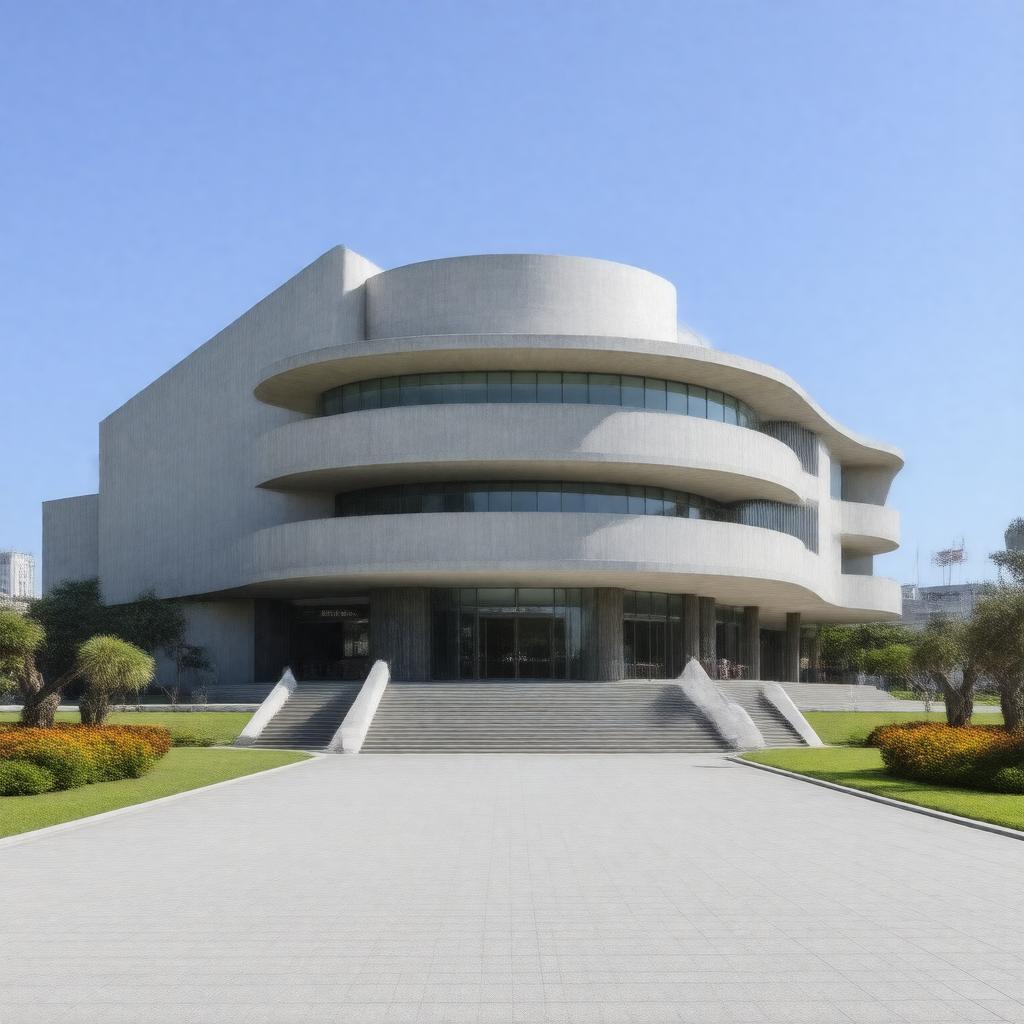 AI-created image of Hiroshima City Museum of Physics