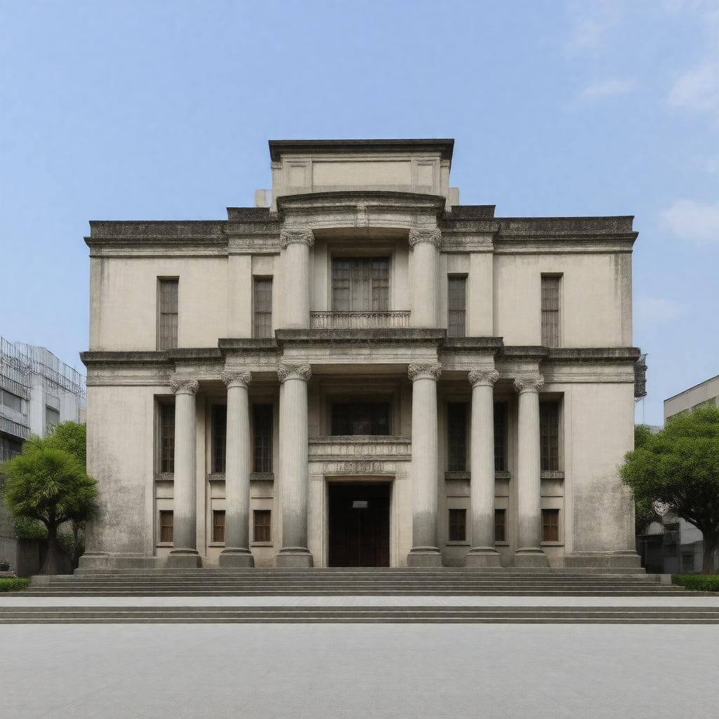 AI-created image of Hiroshima City Museum of Public Health