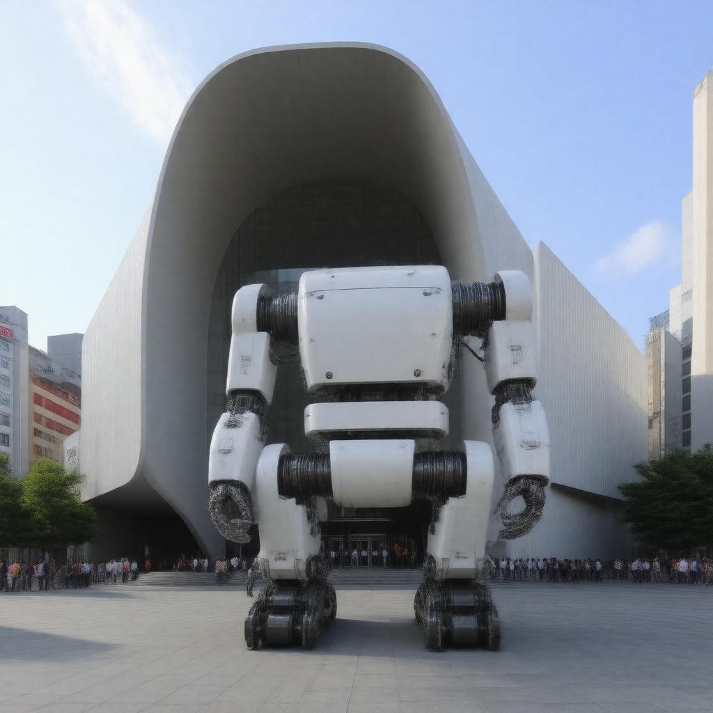 AI-created image of Hiroshima City Museum of Robotics