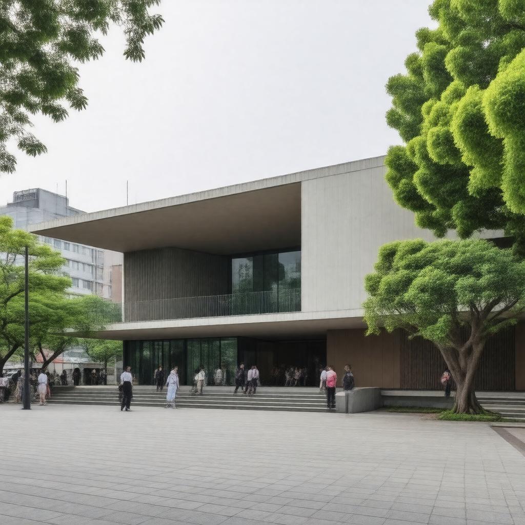 AI-created image of Hiroshima City Museum of Sociology