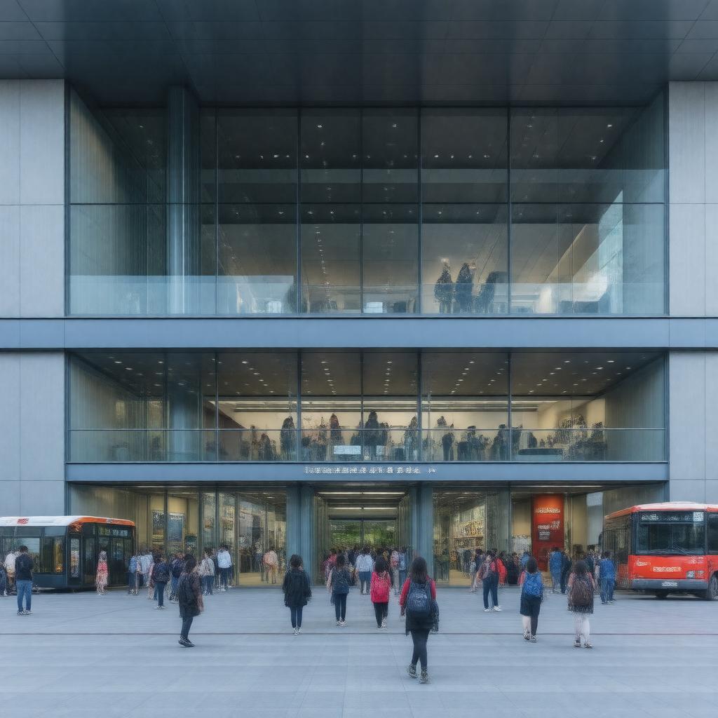 AI-created image of Hiroshima City Museum of Technology