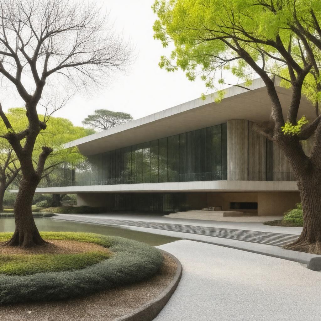 AI-created image of Hiroshima City Museum of Textile Art