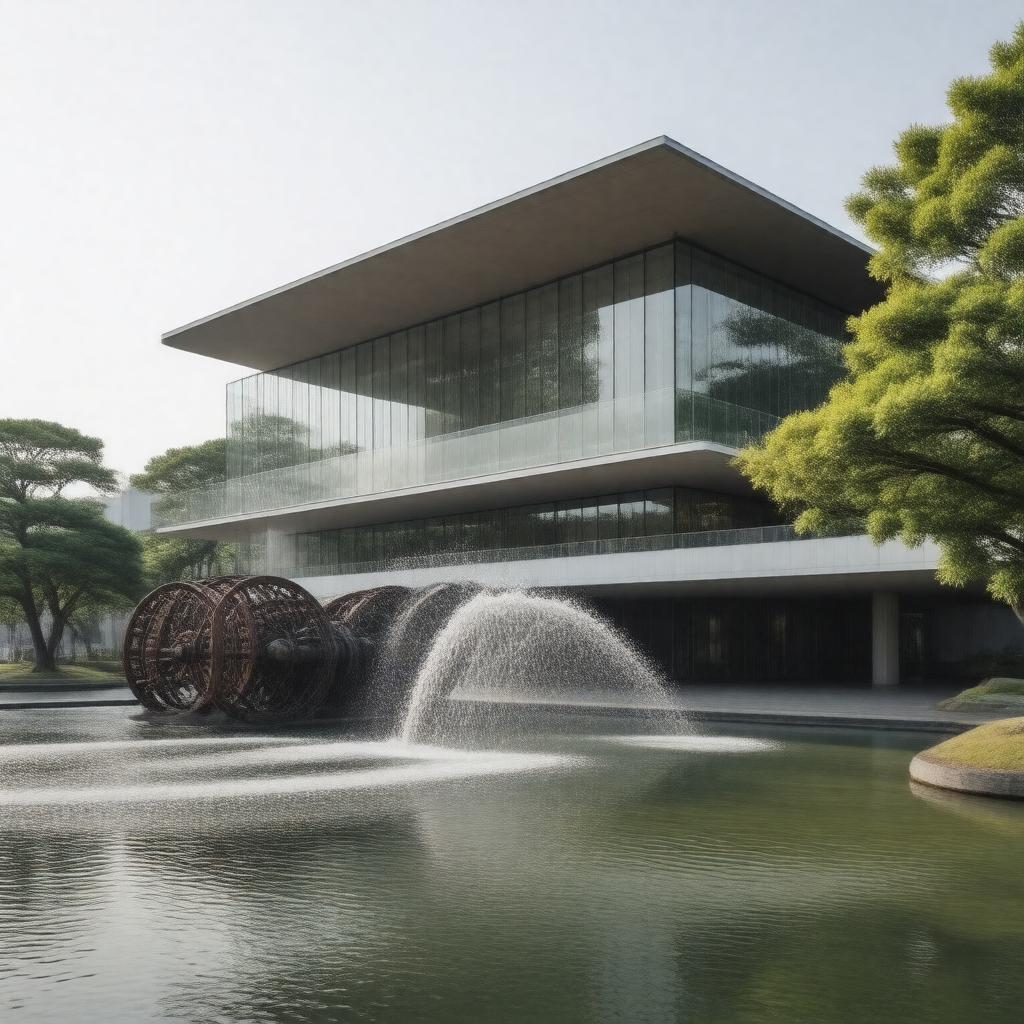 AI-created image of Hiroshima City Museum of Waterworks