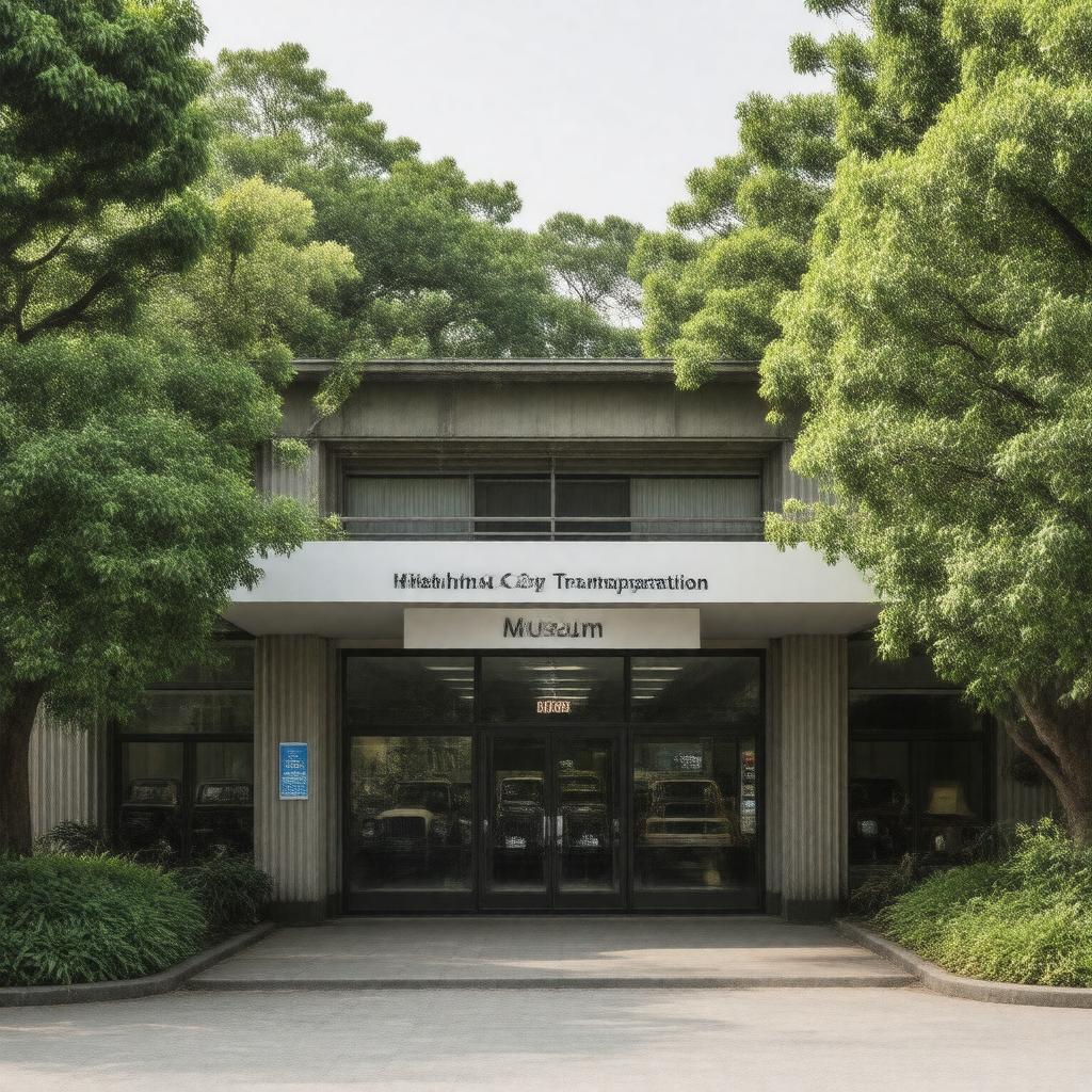 AI-created image of Hiroshima City Transportation Museum