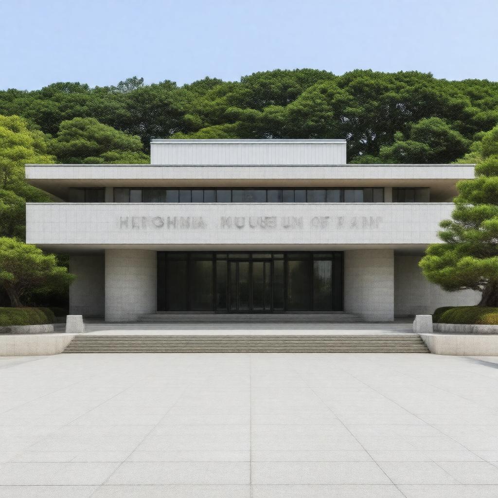 AI-created image of Hiroshima Museum of Art