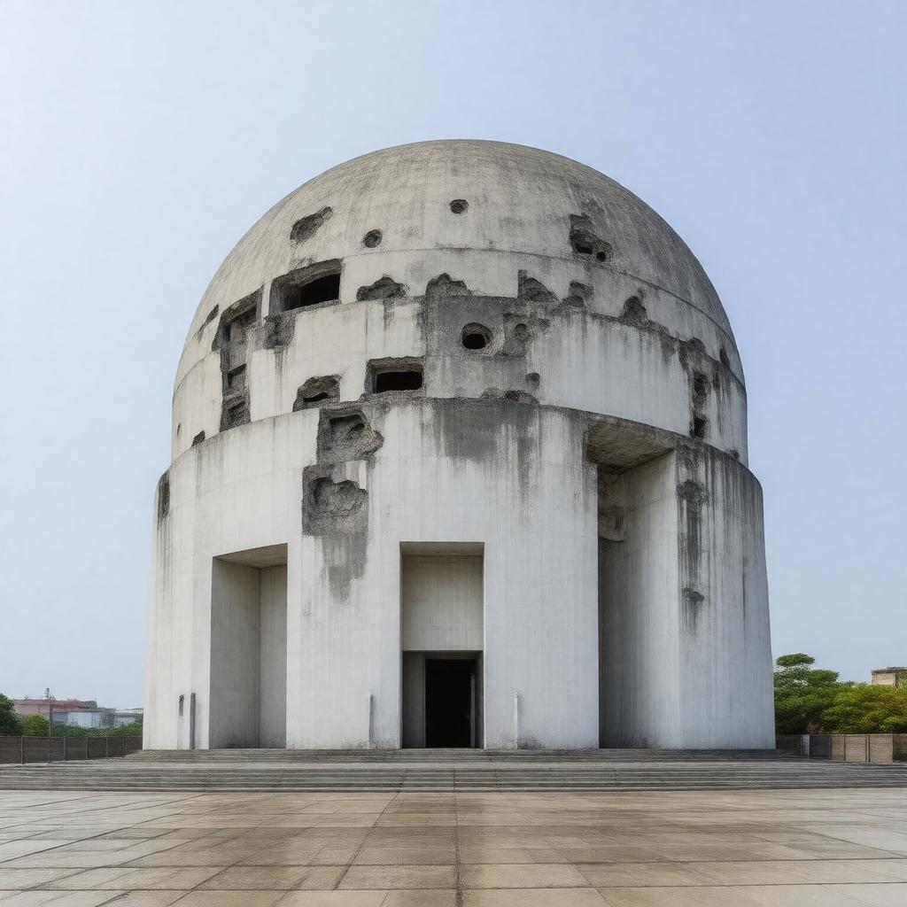 AI-created image of Hiroshima Peace Memorial (Genbaku Dome)