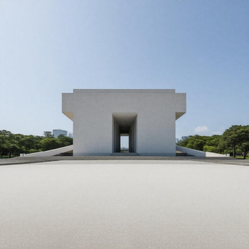 AI-created image of Hiroshima Peace Memorial Museum