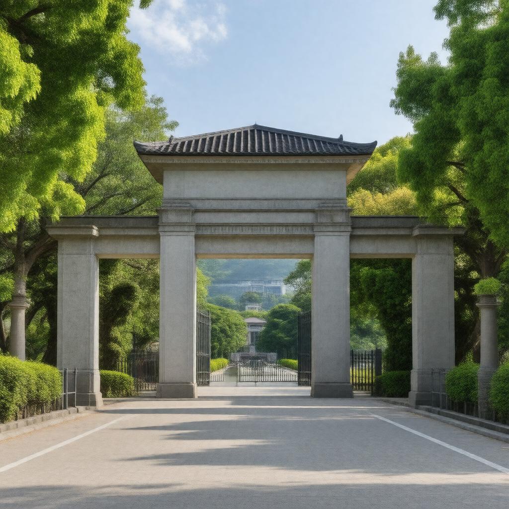 AI-created image of Hiroshima University