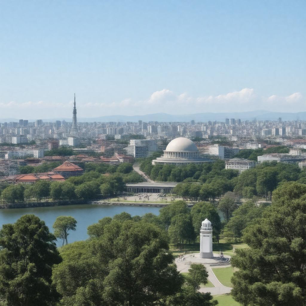 AI-created image of Hiroshima city