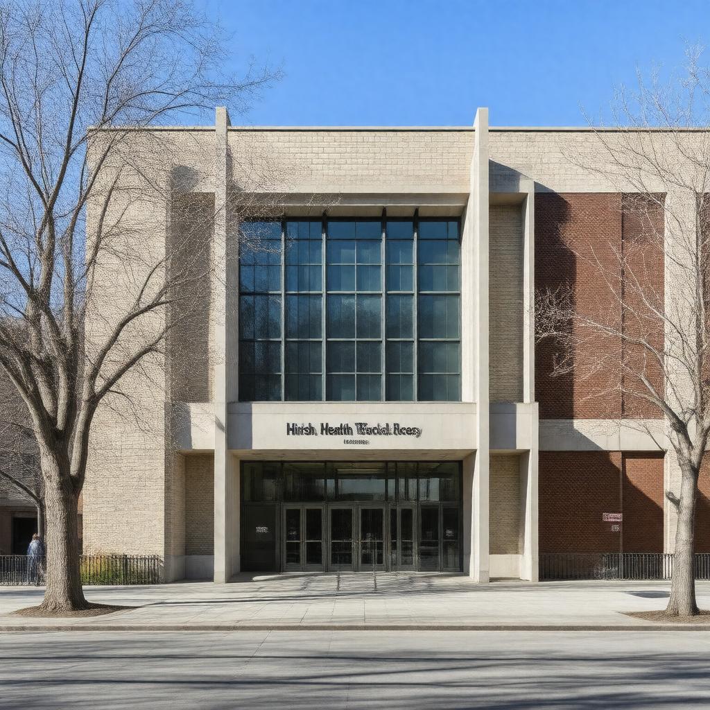 AI-created image of Hirsh Health Sciences Library