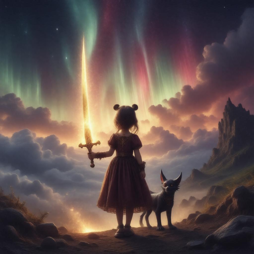 AI-created image of His Dark Materials