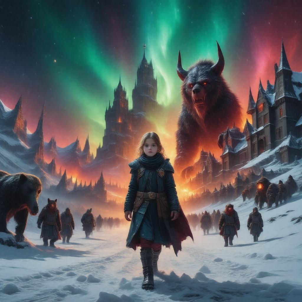 AI-created image of His Dark Materials (TV series)