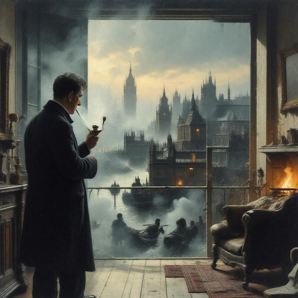 AI-created image of His Last Bow