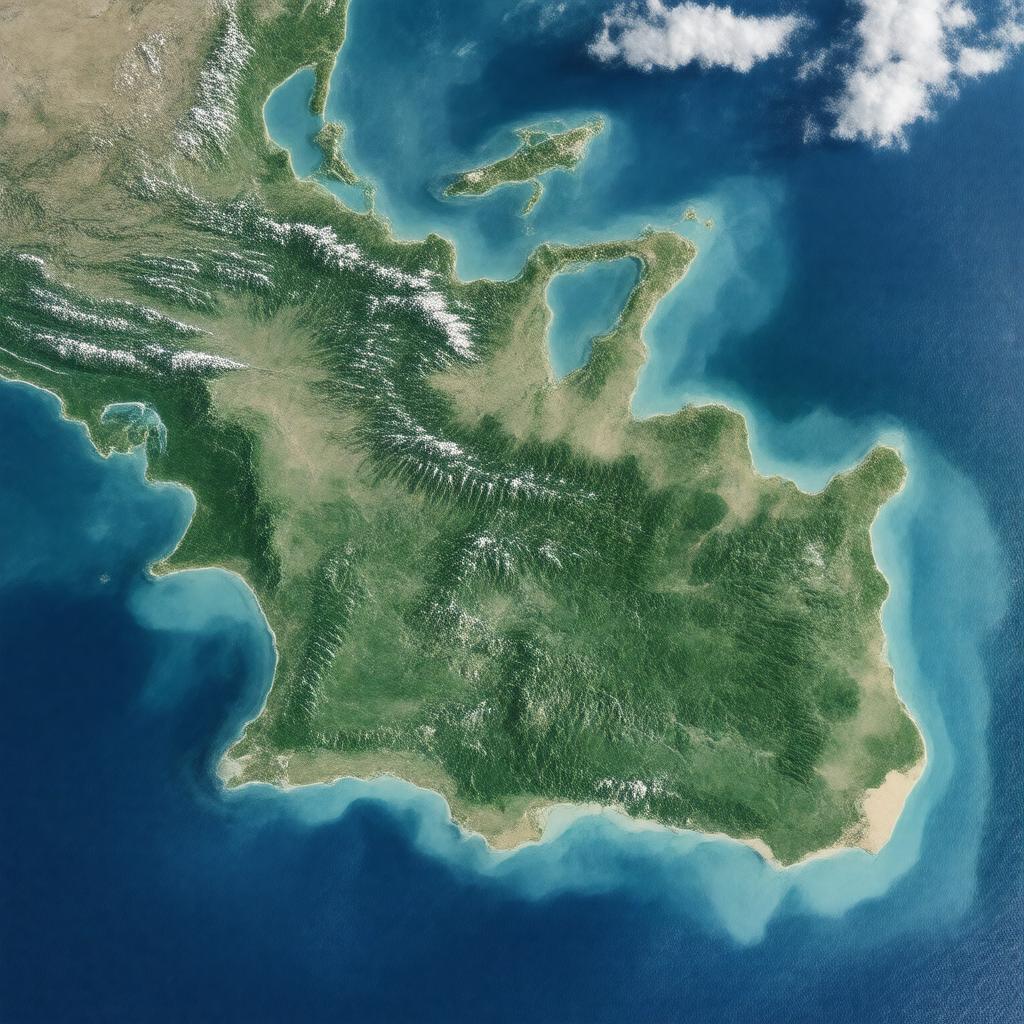 AI-created image of Hispaniola