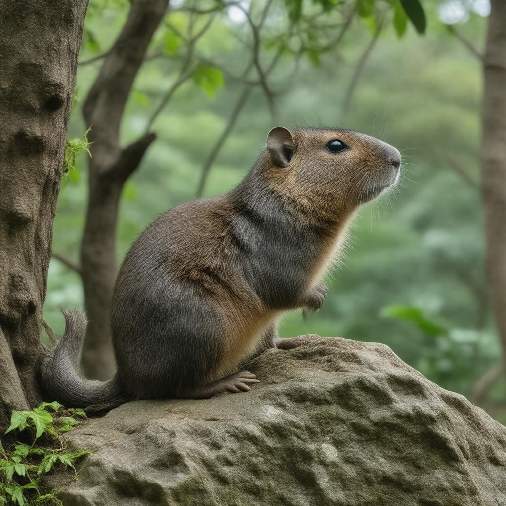 AI-created image of Hispaniolan hutia