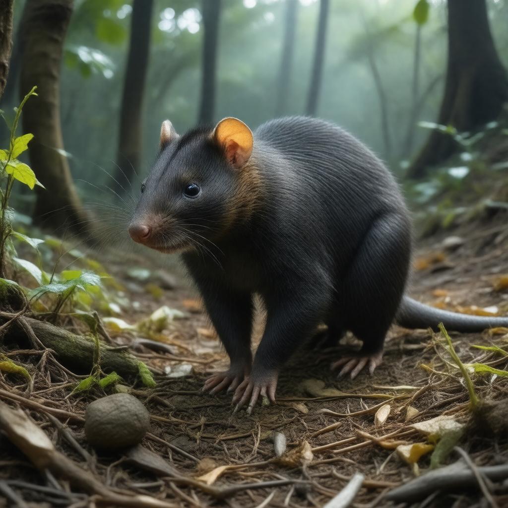 AI-created image of Hispaniolan solenodon