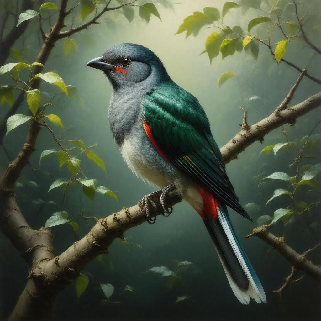 AI-created image of Hispaniolan trogon