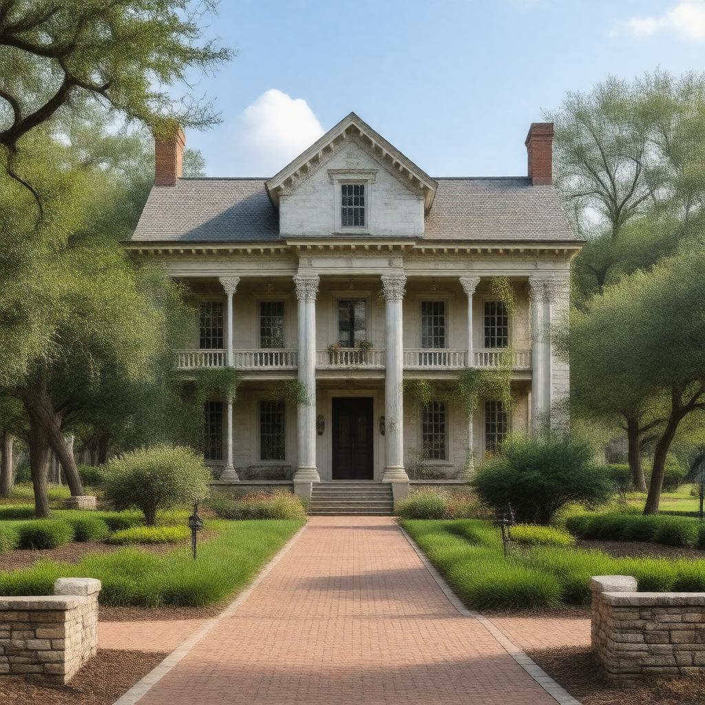 AI-created image of Historic Arkansas Museum