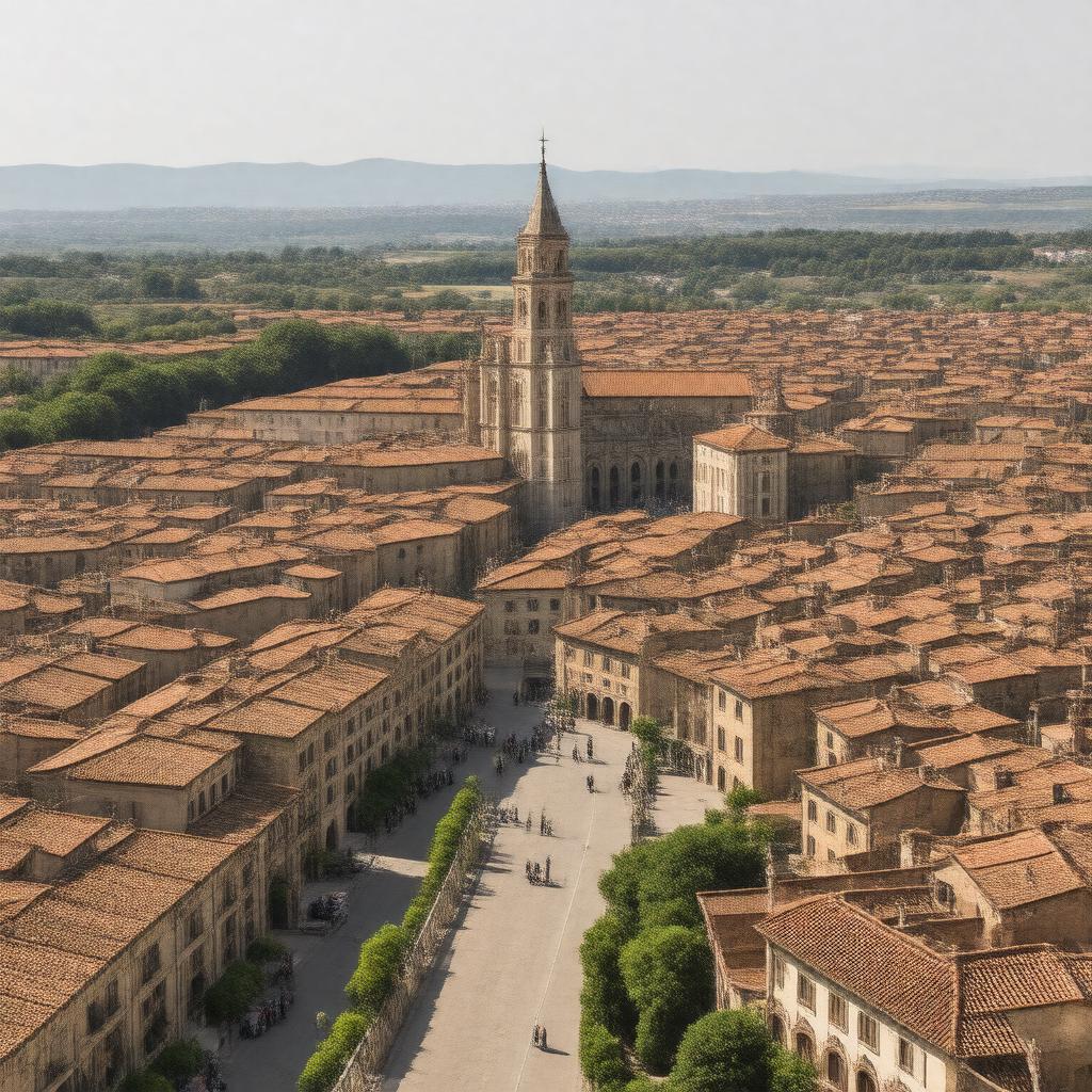AI-created image of Historic Centre of Ferrara