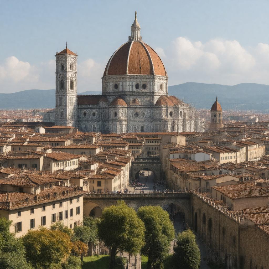 AI-created image of Historic Centre of Florence