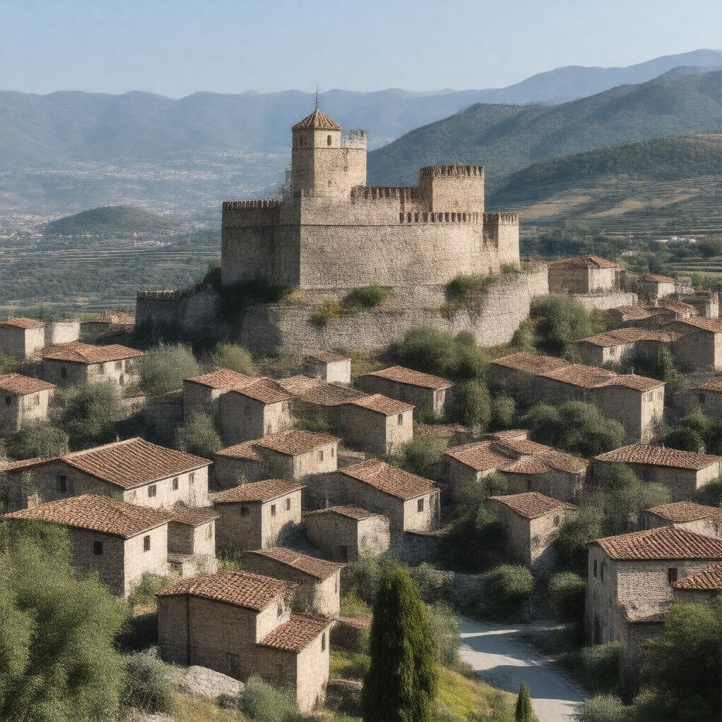 AI-created image of Historic Centre of Gjirokastër
