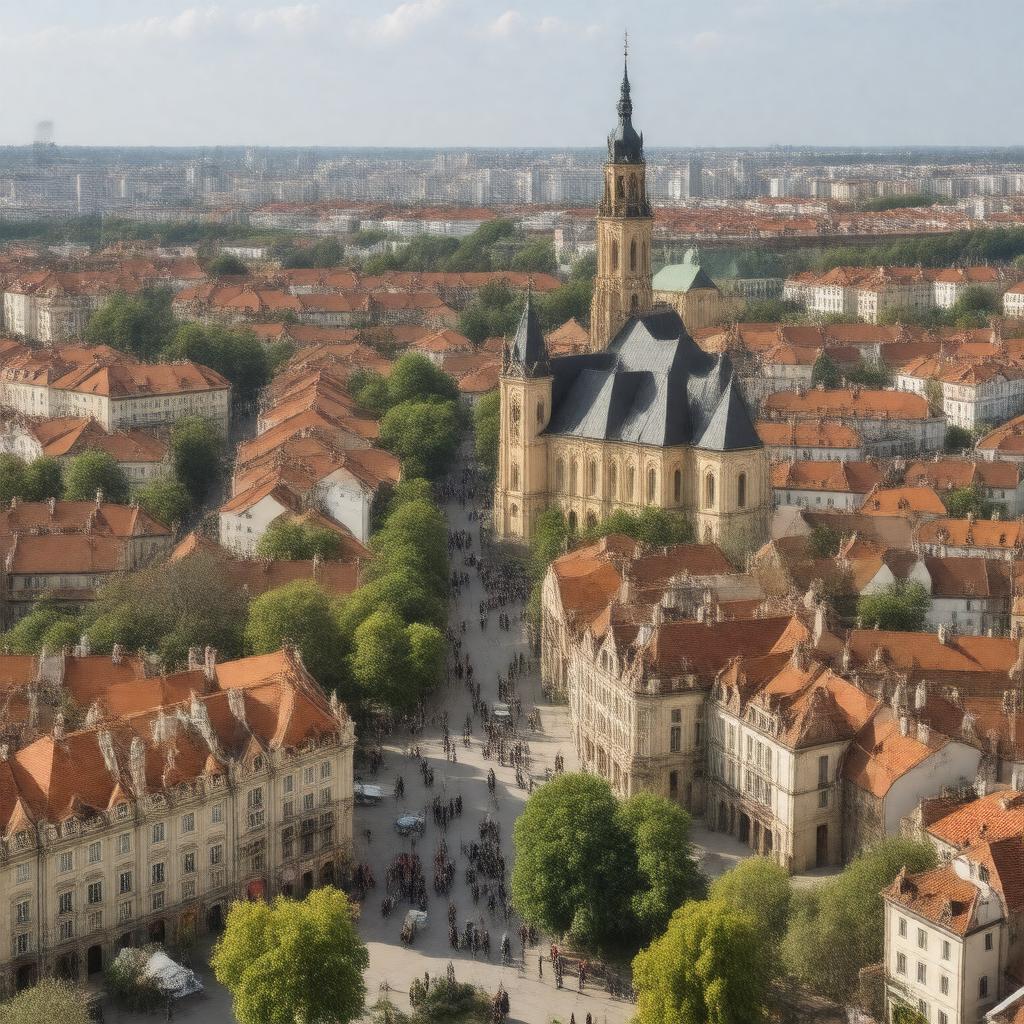 AI-created image of Historic Centre of Lviv