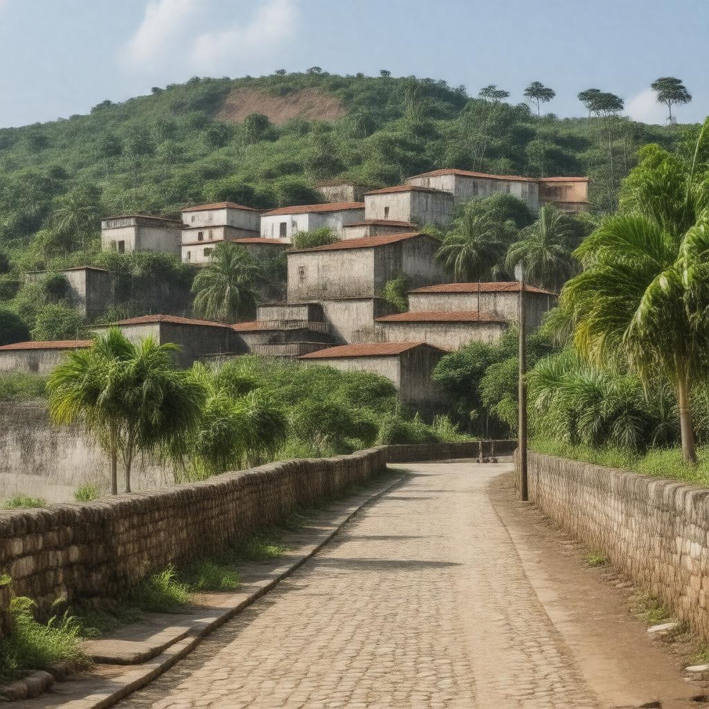 AI-created image of Historic Centre of Mbanza Kongo