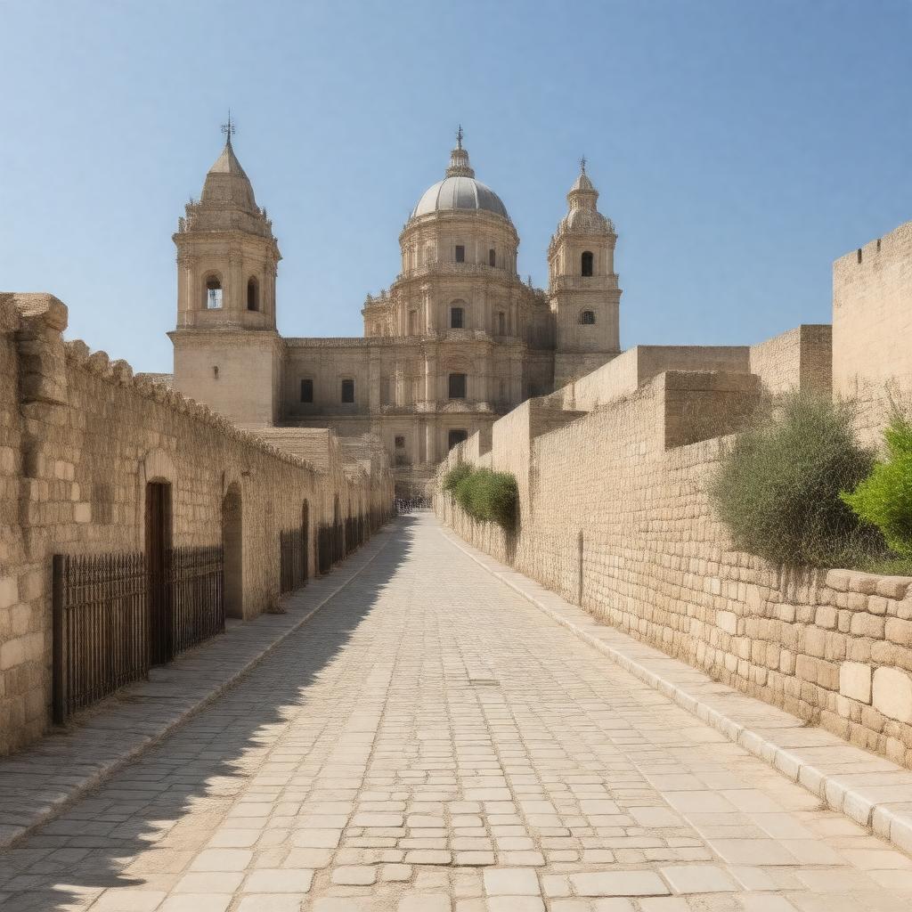 AI-created image of Historic Centre of Mdina