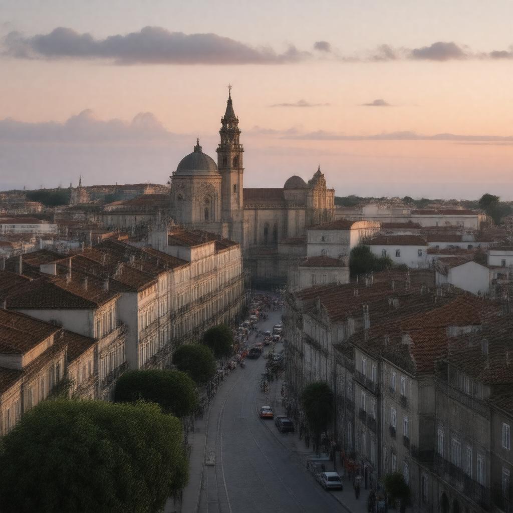 AI-created image of Historic Centre of Naples