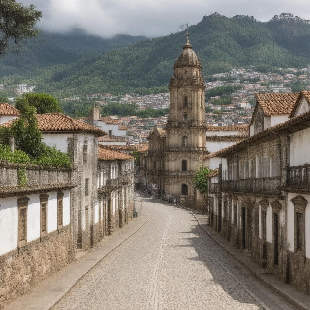 AI-created image of Historic Centre of Ouro Preto