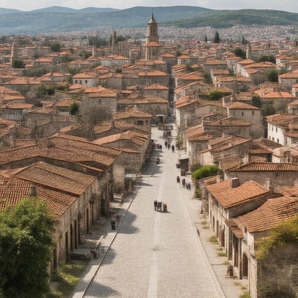 AI-created image of Historic Centre of Plovdiv
