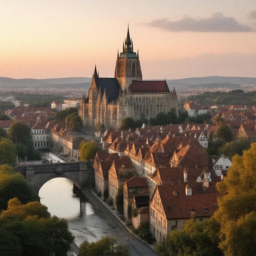 AI-created image of Historic Centre of Prague