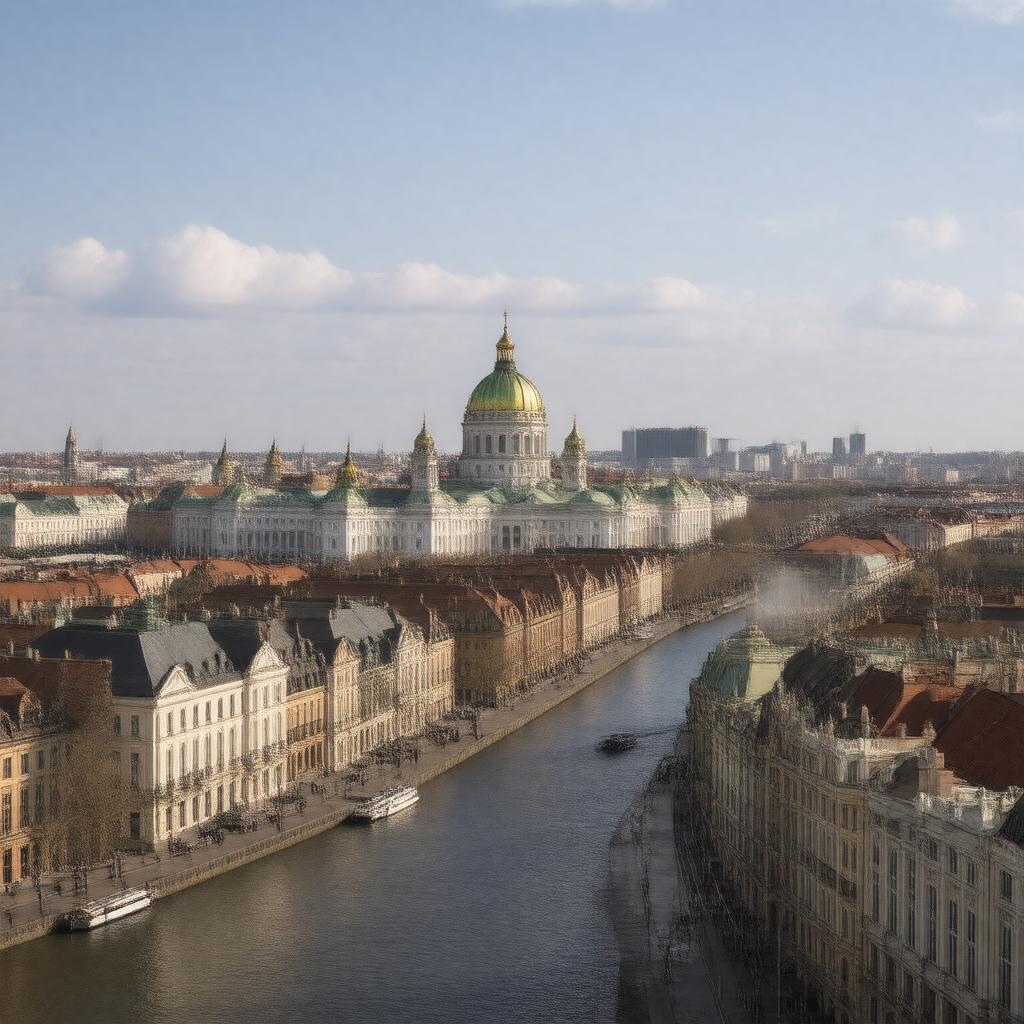 AI-created image of Historic Centre of Saint Petersburg