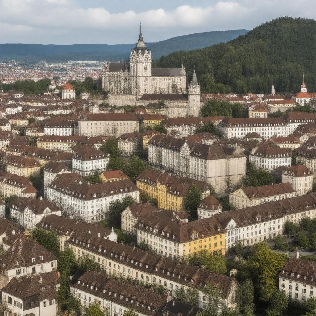 AI-created image of Historic Centre of Salzburg
