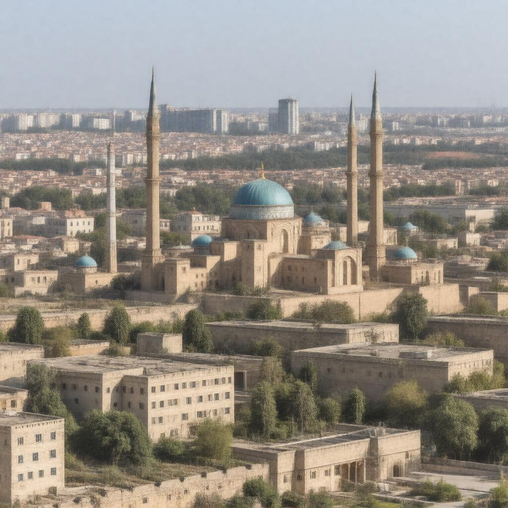 AI-created image of Historic Centre of Shakhrisyabz