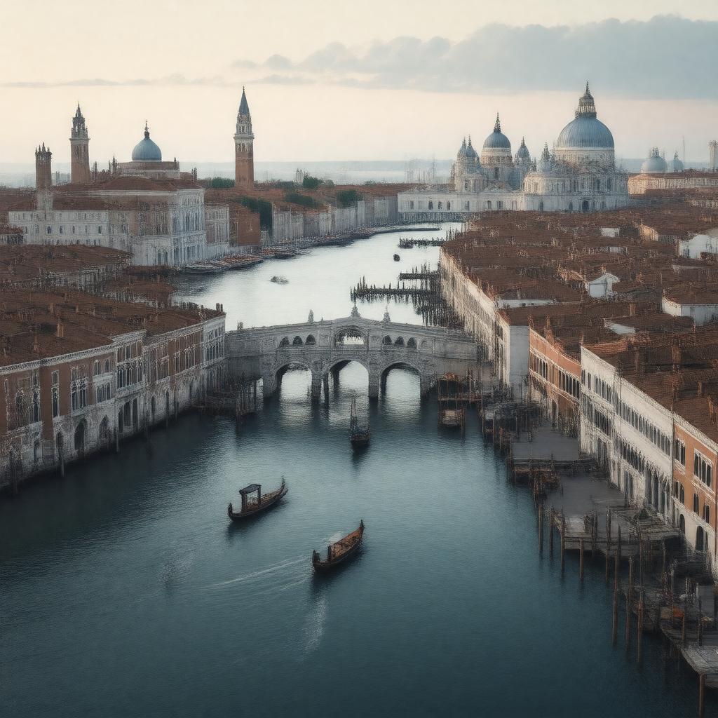 AI-created image of Historic Centre of Venice