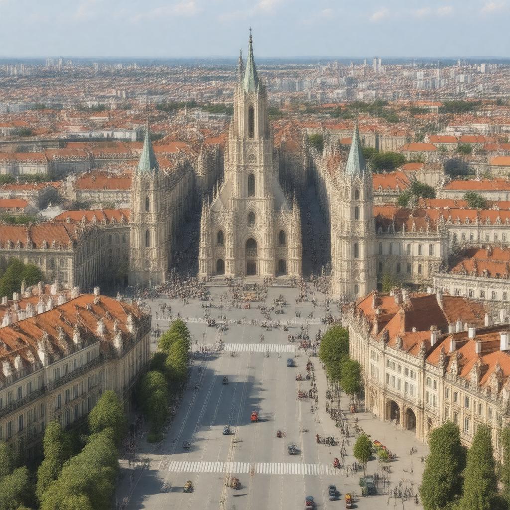 AI-created image of Historic Centre of Vienna
