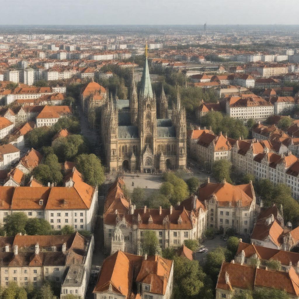 AI-created image of Historic Centre of Warsaw