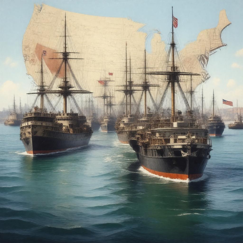 Click to view larger image AI-created image of Historic Naval Ships Association